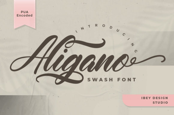 Aligano Review: A Script Font for Bold Brand Identity