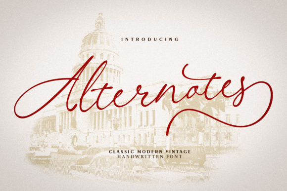 Alternotes: The Script Font That Elevates Campaign Visuals