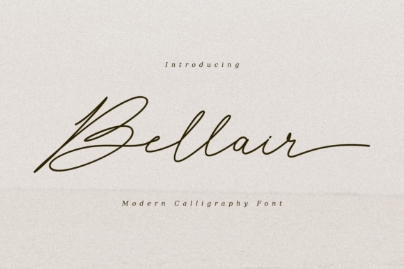 Bellair: The Script Font That Elevates Your Brand Identity