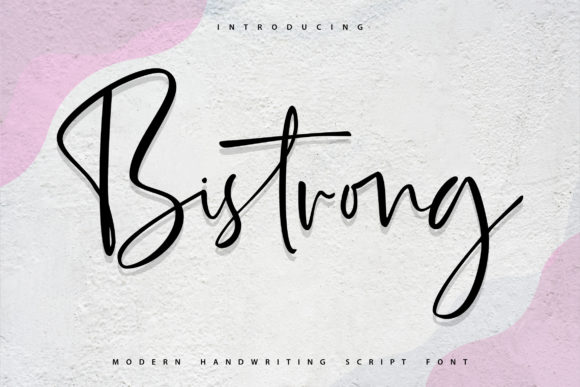 Bistrong Font Review: A Versatile Brushed Script for Branding