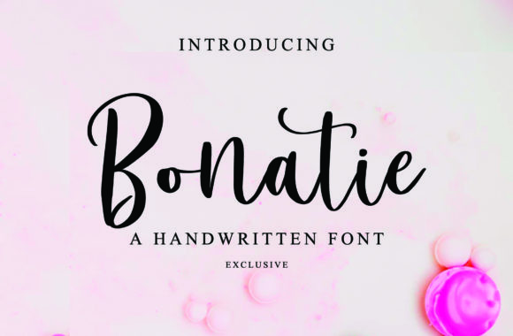Bonatie: A Playful Script Font for Modern Web Design