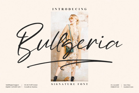 Bullgeria: The Script Font That Elevates Campaign Visuals