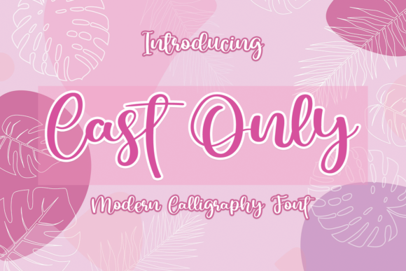 Campaign Clarity with the Cast Only Typeface