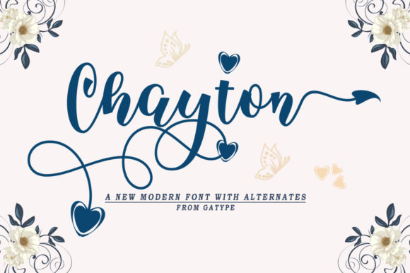 Chayton: A Dazzling Script Typeface for Editorial Design