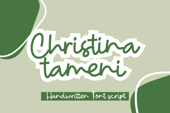 Christina Tameni: A Joyful Script Font for Web Design