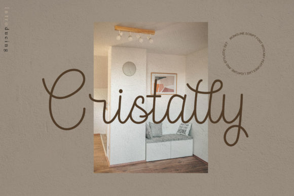 Cristally: A Balanced Script Typeface for Editorial Design