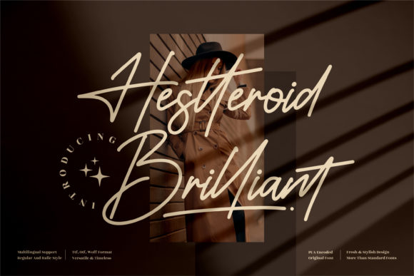 Elevate Campaigns with Hestteroid Brilliant Typeface