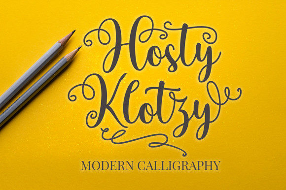 Elevate Your Brand with the Hosty Klotzy Typeface