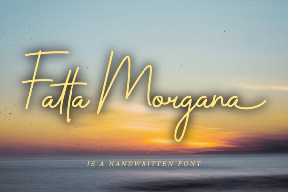 Fatta Morgana: A Delicate Script Font for Elegant Branding