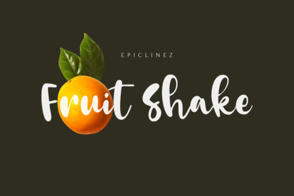 Fruit Shake Font Review: A Whimsical Script for Social Campaigns