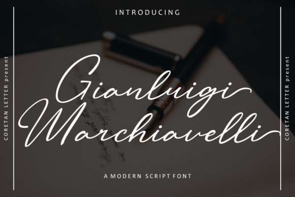 Gianluigi Marchiavelli: A Polished Script Font for Branding