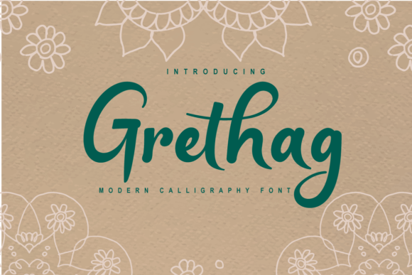 Grethag: The Elegant Script Font for Polished Branding