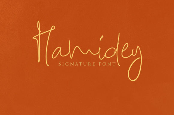 Hamidey Font Review: Elevating Campaign Visuals with Script Style