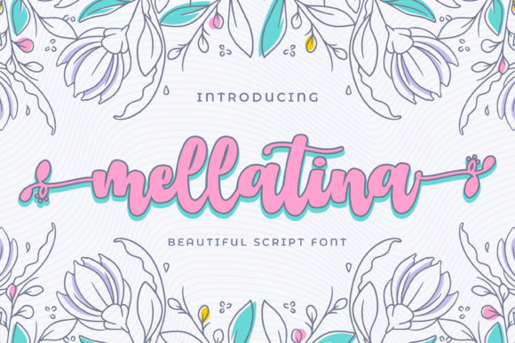 Mellatina: A Whimsical Script Font for Modern Web Design