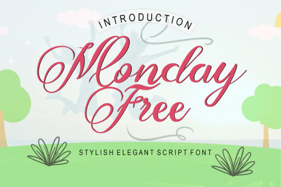 Monday Free: A Delicate Script Font for Elegant Branding