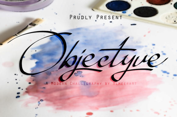 Objectyve: A Flowing Script Font for Campaign Clarity