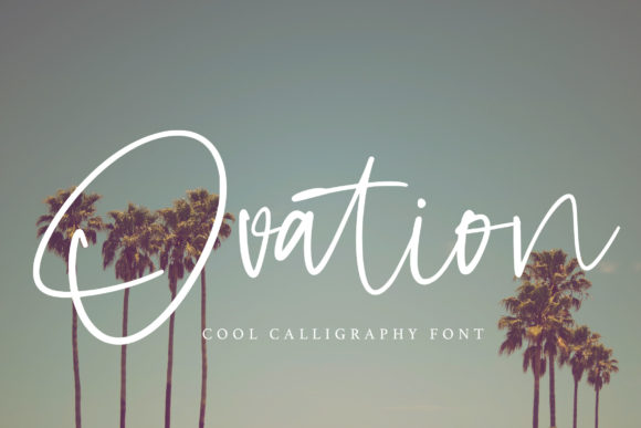 Ovation: A Relaxed Script Typeface for Editorial Design
