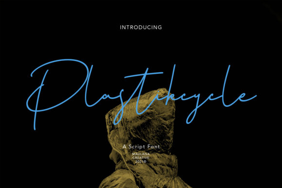 Plastikcycle: A Refined Script Typeface for Editorial Design