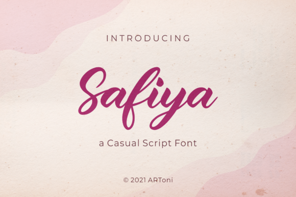 Safiya Font Review: A Playful Script for Brand Identity