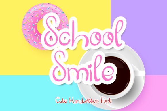 School Smile: A Delicate Script Font for Editorial Design