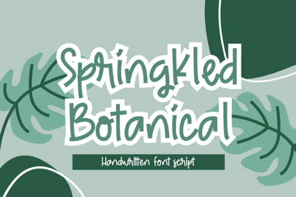 Springkled Botanical: A Refined Script Font for Editorial Design