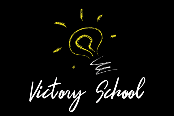 Victory School Font Review: A Whimsical Script for Campaigns
