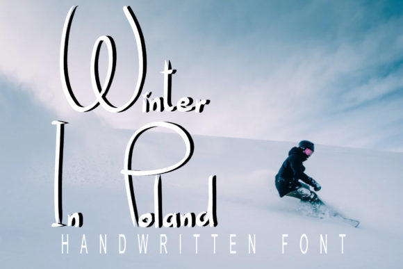 Winter in Poland: A Whimsical Script Font for Editorial Design