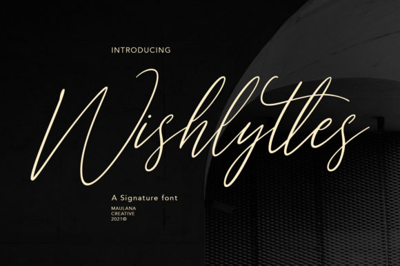 Wishlyttes: The Perfect Script Font for Handmade Brands